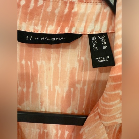 H by Halston Semi Sheer Tie Dye Button
Front Cover-up Shirt Dress - Picture 5 of 6